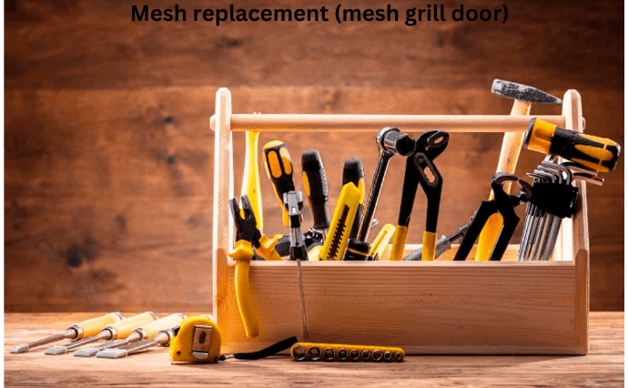 Mesh replacement mesh grill door in Chembur Camp, Mumbai