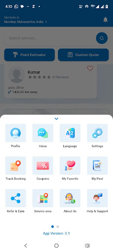 SimpliBook App Screenshot - Booking Service