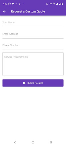 SimpliBook App Screenshot - Booking Service