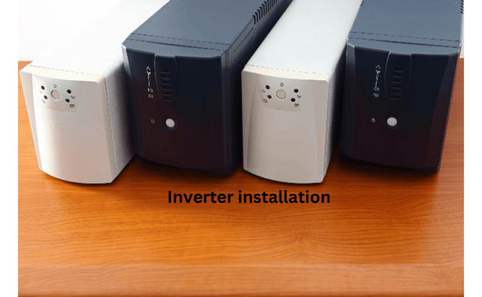 Inverter installation in DLF Phase 1