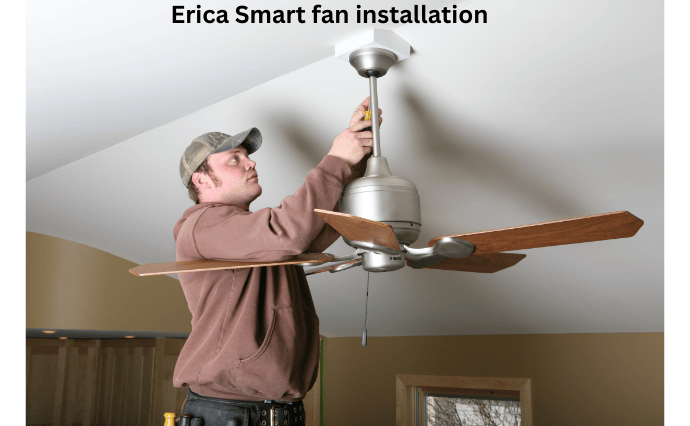 Erica Smart fan installation in Jaripatka